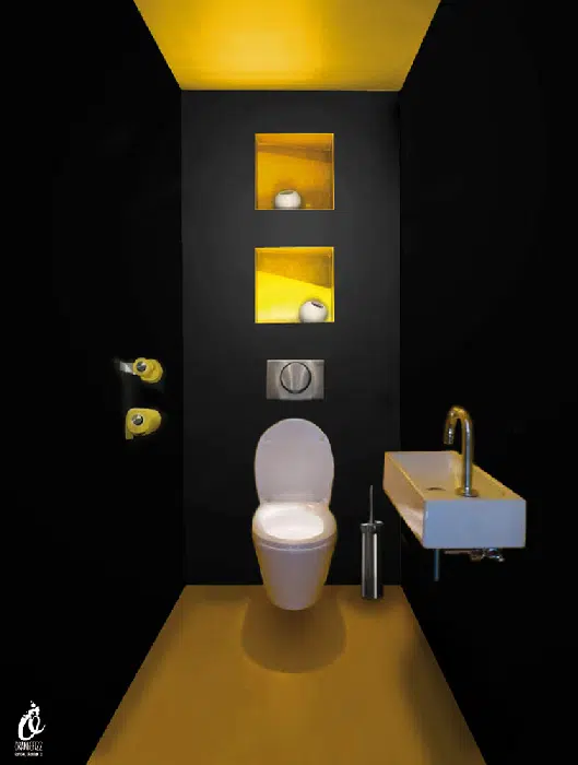 Aménagement de toilettes © OrangeFizz